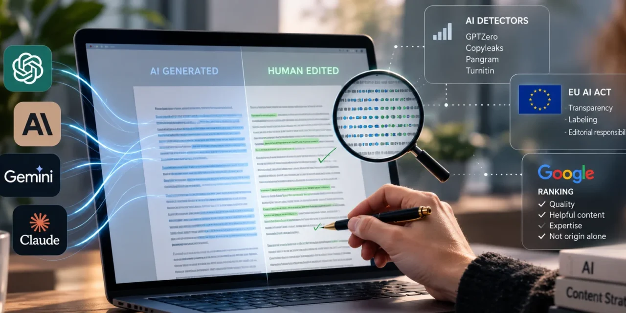 AI Text Detection Under Scrutiny: What Detectors Can Really Do – and What It Means for Your Content Strategy